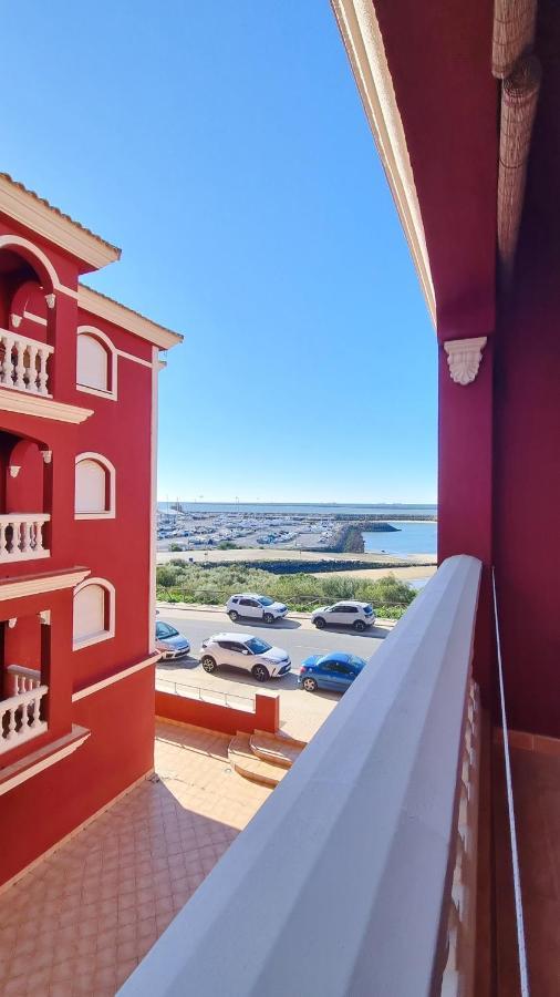Apartamento Rojo Con Vistas Al Mar Mazagón Exterior foto